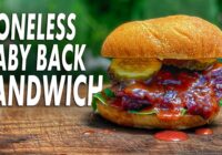 Boneless Baby Back Rib Sandwich With Homemade Tropical Barbecue Sauce