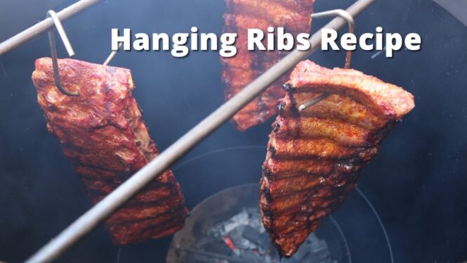 How to Hang Ribs | Hanging Ribs on a Vertical Drum Smoker