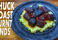 Chuck Roast Burnt Ends Smoked On The SnS Grills Kettle