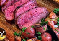 Harissa Tri Tip With Grilled Potato Salad