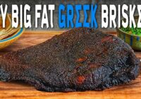 Opa! It's A Big Fat Greek Brisket Made With Homemade Greek Seasoning & Smoked With Olive Wood