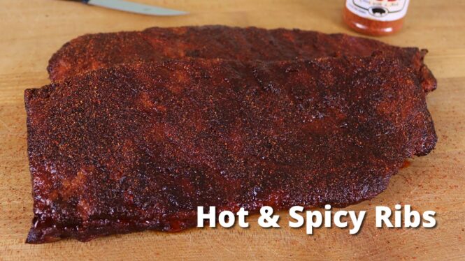 Spicy Rib Recipe | Smoking Spicy Ribs on Big Green Egg