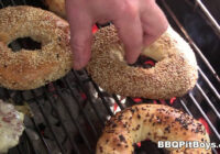 How to Grill Bacon Bagel Burgers | Recipe