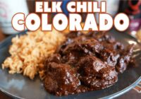 Elk Chili Colorado on a Weber