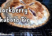 New Zealand's King Kong Blackberry Rhubarb Pie