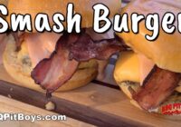 Smash Pit Burger with Bacon & Cheese