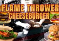 Flamethrower Hot Cheese Burger