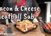 Grilled Bacon & Cheese Meatball Sub