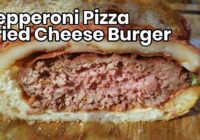 Pepperoni Pizza Fried Cheese Burger. It had to happen.