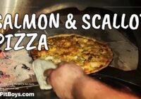 Salmon & Scallop Seafood Pizza Homemade Not take-out