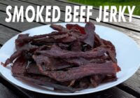 Beef Jerky Smoked On The Grill