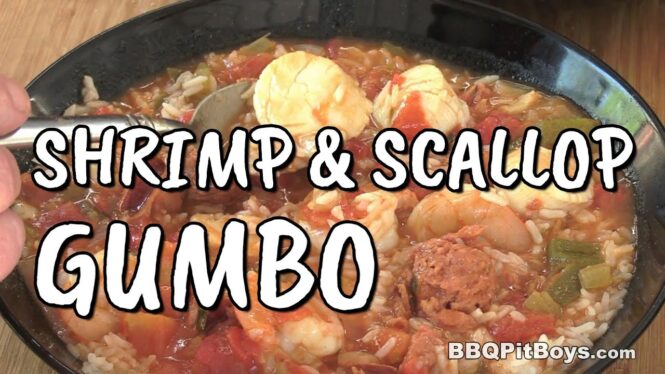 Shrimp & Scallop Gumbo quick and easy